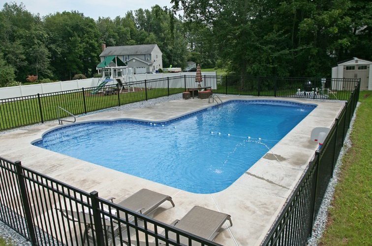 1A True L Roman Inground Pool - Ghent, NY