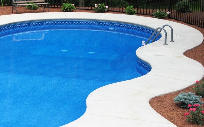 Custom inground pool installed by Majestic Pools